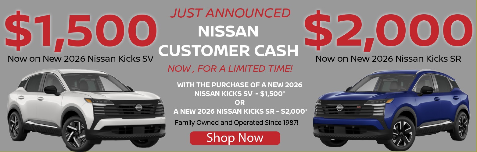 Nissan Kicks Customer Cash